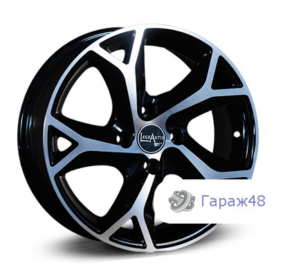 LegeArtis MI59 R16 / 6.5J PCD 5x114.3 ET 38 ЦО 67.1 Литые Черный с полированной лицевой поверхностью