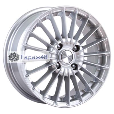 Skad Veritas R15 / 6J PCD 4x100 ET 48 ЦО 54.1 Литые Серебристый