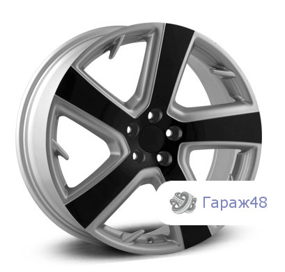 LegeArtis Concept-SB504 R17 / 7J PCD 5x100 ET 48 ЦО 56.1 Литые Серебристый с черными элементами